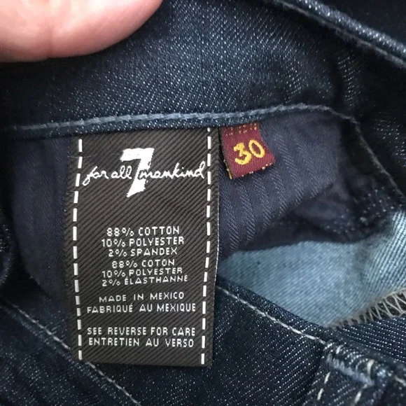 Dark Blue Denim Jeans - Picture 4 of 5